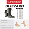 Bota Dunlop Blizzard Fur Lining Negra