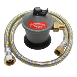 Kit Regulador + Flexible Providus 1/2” HI x 3/8” HI Providus Bolsa