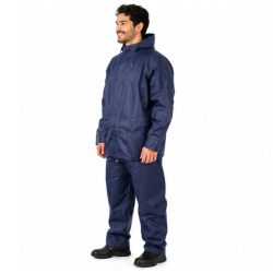 TRAJE LLUVIA IMPERMEABLE ANTIACIDO AZUL RIMAR T50