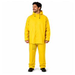 TRAJE JARDINERA PARA LLUVIA IMPERMEABLE AMARILLO NORSKE T50