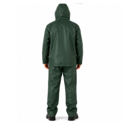 TRAJE LLUVIA IMPERMEABLE ANTIACIDO VERDE RIMAR T50