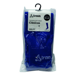 MEDIA FUTBOL AZUL ADULTO TRAIN PRO T39-43