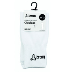 MEDIA FUTBOL BLANCO ADULTO TRAIN PRO T 39-43