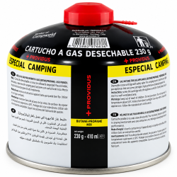 CARTUCHO DE GAS 230 G 410 ML CON VALVULA PROVIDUS
