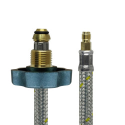 FLEXIBLE 7/16" x 7/8" HE HILO IZQUIERDO 60 CM