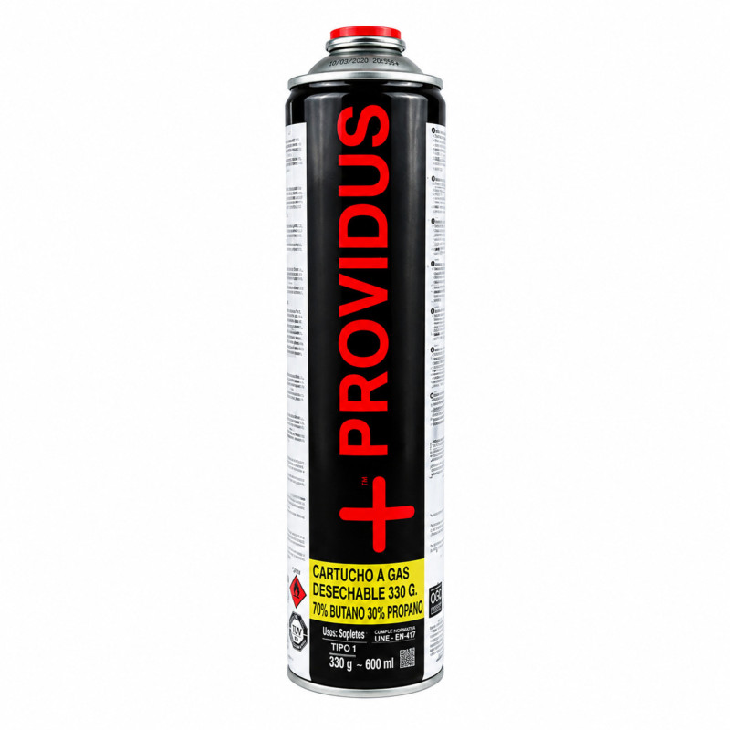 CARTUCHO DE GAS 330 G 600 ML PROVIDUS