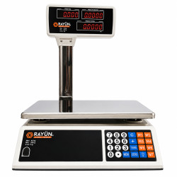 BALANZA SOBREMESA TORRE 40 KG LED/LCD RAYUN