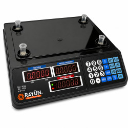 BALANZA DIGITAL SOBREMESA 40 KG LED/LCD RAYUN
