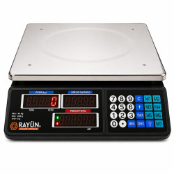 BALANZA DIGITAL SOBREMESA 40 KG LED/LCD RAYUN