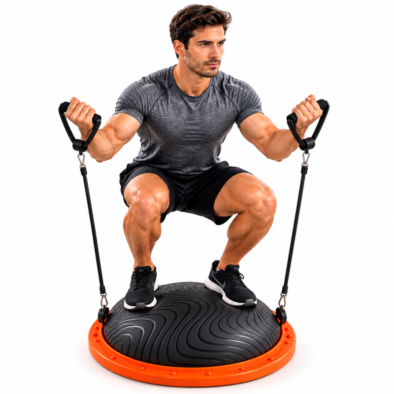 PLATAFORMA BOSU CON MANILLAS UK TIME