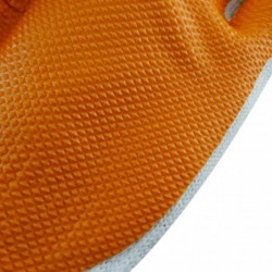 Guante Tejido Antid. Palma Latex Naranja